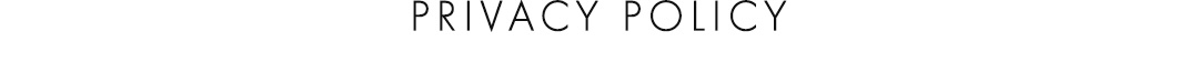 Privacy Policy